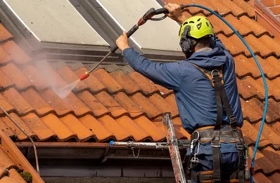 Démoussage et hydrofuge de toiture à Yzengremer